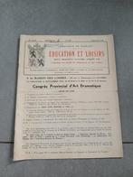 Éducation et loisirs septembre 1949, Collections, Revues, Journaux & Coupures, Enlèvement ou Envoi