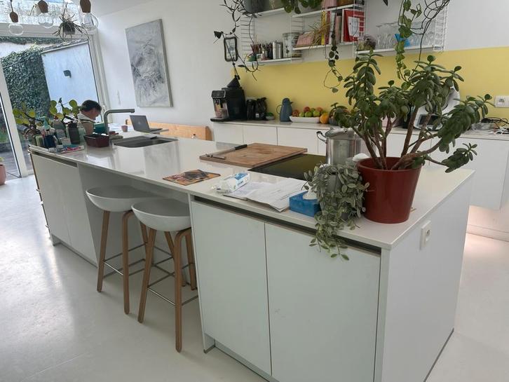 Volledige keuken incl ATAG toestellen en blad, Huis en Inrichting, Keuken | Complete keukens, Gebruikt, Ophalen