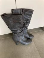 Bruine botten/ laarzen maat 39 zeer goede staat, Enlèvement ou Envoi, Brun, Porté, Bottes hautes