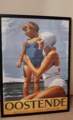 Poster Oostende mooie professionele reproductie, Verzamelen, Ophalen