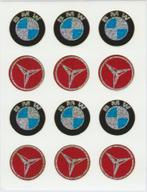 Modelbouw sponser metallic stickervel [BMW, Mercedes] #9, Verzenden, Nieuw