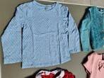 blauwe t-shirt, longsleeve met witte dods, Next, 110, Kinderen en Baby's, Ophalen of Verzenden, Zo goed als nieuw