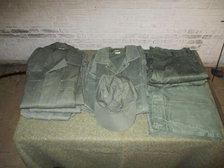ABL - Set veldkledij olijfgroen, Verzamelen, Militaria | Algemeen, Landmacht, Kleding of Schoenen, Ophalen of Verzenden