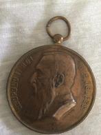 Medaille Leopold 2 roi des Belges Hougaerde, Postzegels en Munten, Ophalen of Verzenden