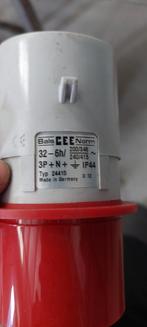 3 Bals CEE krachtstroom stekker – 32A / 400V (IP44), Ophalen, Stekker