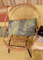 Petit fauteuil en rotin pour le chat, le chien, les poupées, Maison & Meubles, Enlèvement, Utilisé, 50 à 75 cm, Vintage