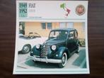 Fiat - Edito Service kaarten auto periode 1949-1969, Ophalen of Verzenden, Zo goed als nieuw, Auto's