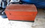 Oude houten Opbergkoffer, Huis en Inrichting, Woonaccessoires | Kisten, Ophalen, Minder dan 50 cm, 50 tot 100 cm, Zo goed als nieuw