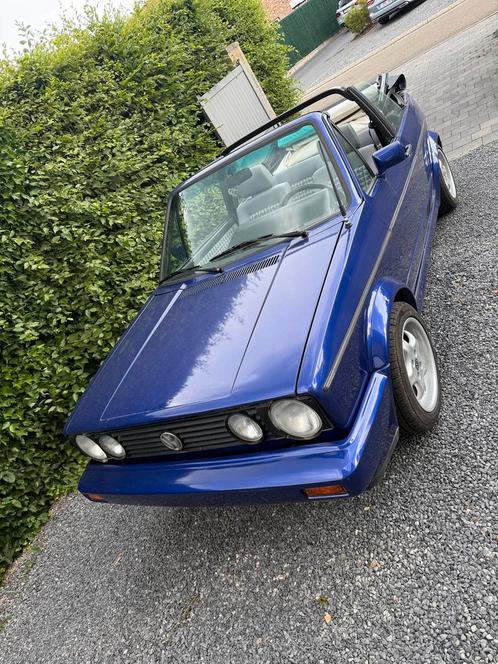 Vw golf 1 cabrio, Auto's, Volkswagen, Particulier, Golf, Radio, Benzine, Euro 1, Cabriolet, 2 deurs, Handgeschakeld, Blauw, Grijs