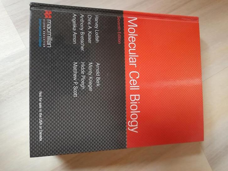 Molecular Cell Biology 7th Edition, Boeken, Studieboeken en Cursussen, Zo goed als nieuw, Hoger Onderwijs, Ophalen