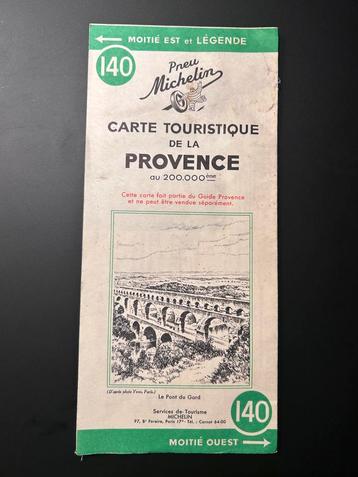 Michelinkaart nr. 140 - Toeristische kaart van de Provence beschikbaar voor biedingen