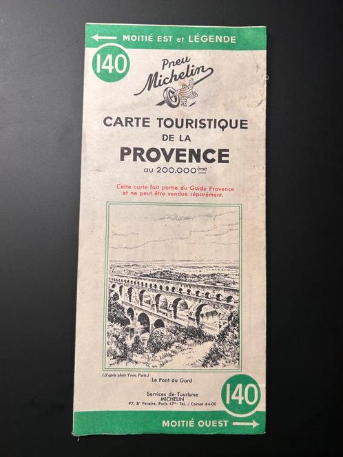 Michelinkaart nr. 140 - Toeristische kaart van de Provence, Boeken, Atlassen en Landkaarten, Gelezen, Landkaart, Frankrijk, 1800 tot 2000
