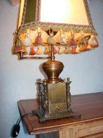 Vintage bronzen perkamentlamp Works High 51 cm, Antiek en Kunst, Ophalen of Verzenden
