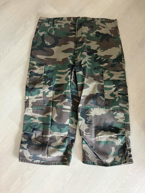 Legerbroek / broek leger (driekwart) medium regular, Kleding | Heren, Broeken en Pantalons, Gedragen, Maat 48/50 (M), Overige kleuren