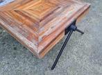 Salontafel vierkant 70 x 70, teak, Huis en Inrichting, Tafels | Salontafels, Ophalen, 50 tot 100 cm, 50 tot 100 cm, Zo goed als nieuw