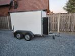 Gesloten aanhanger 750kg 1,25x2,50x1,50 uitbouw voor motor, Auto diversen, Aanhangers en Bagagewagens, Ophalen