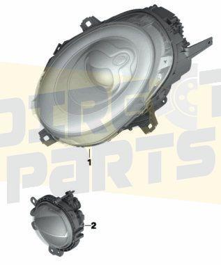 Bmw Mini F55/F56 (03/14)-. KOPLAMP BEV. SET 1125512991 RESTP beschikbaar voor biedingen