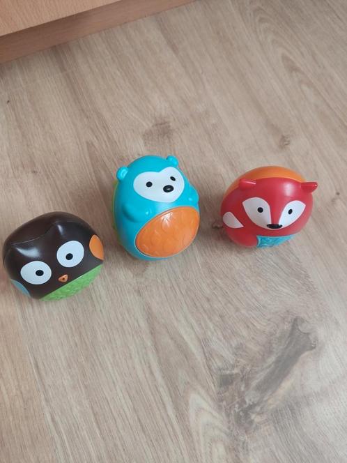 Babyspeelgoed Kleine rammelaars Skip Hop - setje van 3, Kinderen en Baby's, Speelgoed | Badspeelgoed, Gebruikt, Ophalen of Verzenden