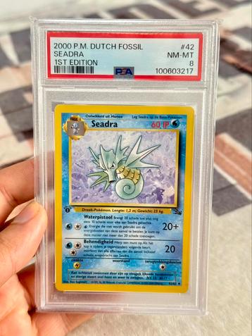 2000 PM DUTCH FOSSIL #42 SEADRA 1ST EDITION Psa-8 Nederlands beschikbaar voor biedingen