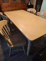 Tafel met stoelen, Huis en Inrichting, Tafels | Eettafels, Ophalen, Gebruikt, 50 tot 100 cm, Vijf personen of meer