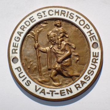 Médaille de Saint-Christophe, de la première moitié du XXe s disponible aux enchères