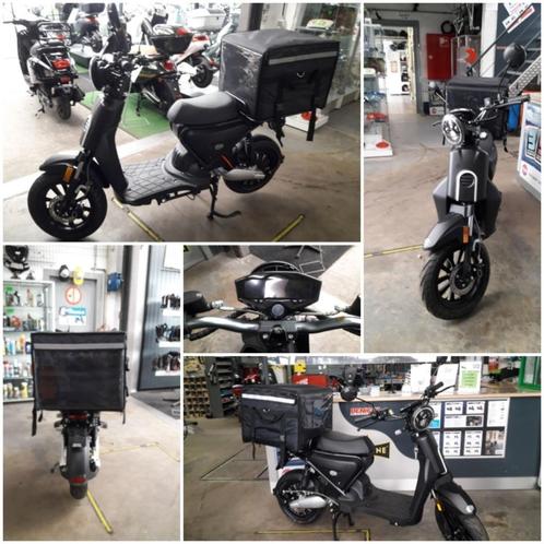 GTS delivery scooter electrisch A/B klasse mat zwart of wit, Vélos & Vélomoteurs, Scooters | Marques Autre, Neuf, Essence, Enlèvement