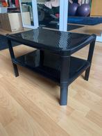 Bijzettafel zwart, Maison & Meubles, Tables | Tables d'appoint, Comme neuf, Moins de 45 cm, Synthétique, Rectangulaire