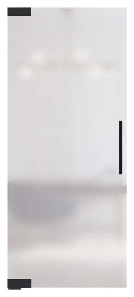 Pivoterende glazen binnendeur  verzoet NIEUW! 830 x 2000, Doe-het-zelf en Bouw, Deuren en Vliegenramen, Nieuw, Binnendeur, 200 tot 215 cm