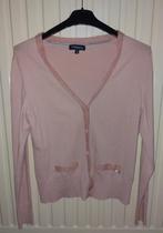 Lichtroze cardigan - Terre Bleue - maat 38, Kleding | Dames, Maat 38/40 (M), Ophalen of Verzenden, Roze, Gedragen