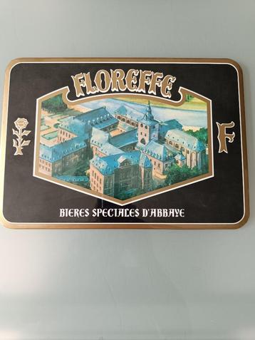 FLOREFFE oud metalen bierbordje van 1988 in mooie staat beschikbaar voor biedingen