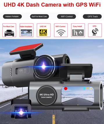 4K Dashcam met nachtzicht, GPS en Wi-Fiq beschikbaar voor biedingen