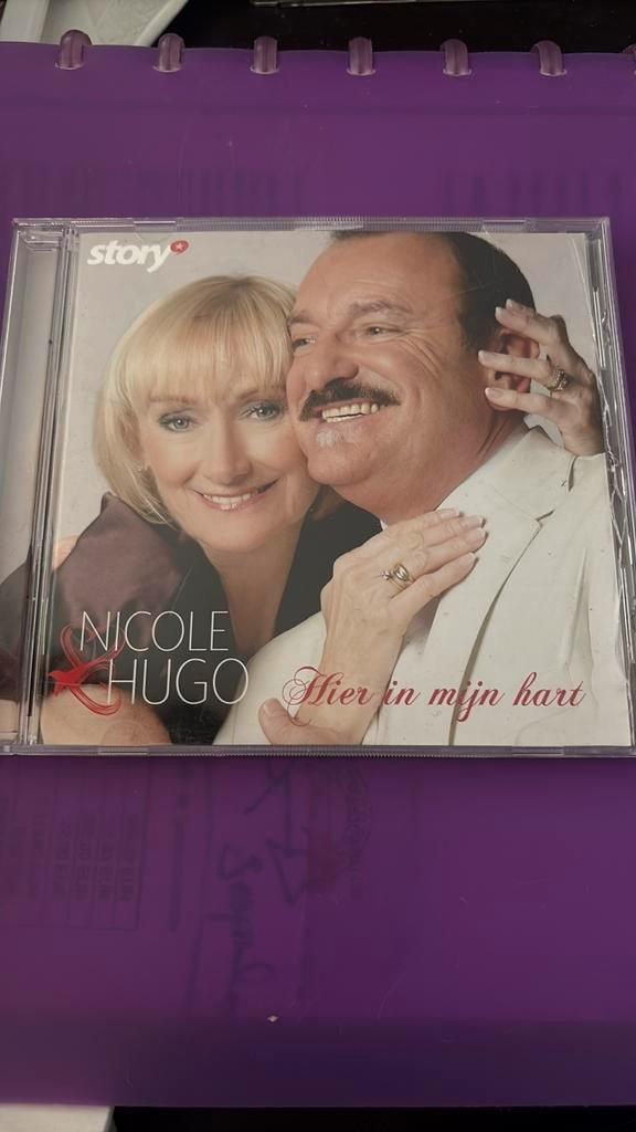 PERFECTE NIEUWSTAAT CD NICOLE & HUGO/ HIER IN MIJN HART !, Cd's en Dvd's, Cd's | Nederlandstalig, Zo goed als nieuw, Ophalen of Verzenden