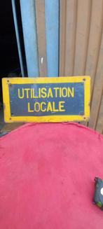 Plaque métallique ancienne, Enlèvement, Utilisé