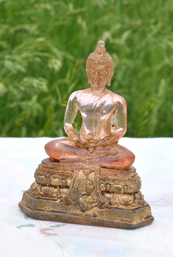 boudha platre et verre, Enlèvement ou Envoi, Utilisé