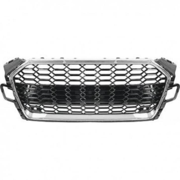 CALANDRE LOOK RS5 NOIR - CHROME AUDI A5 B9 8W FACELIFT, Auto diversen, Tuning en Styling, Ophalen