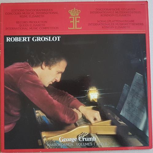 LP Robert Groslot - George Crumb - Makrokosmos, Volumes 1-2, CD & DVD, Vinyles | Classique, Comme neuf, Du modernisme à nos jours