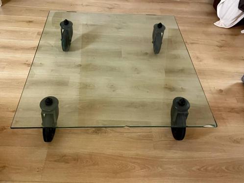 Fontana Arte Con Ruote salontafel – Gae Aulenti, Huis en Inrichting, Tafels | Salontafels, Gebruikt, Minder dan 50 cm, 100 tot 150 cm