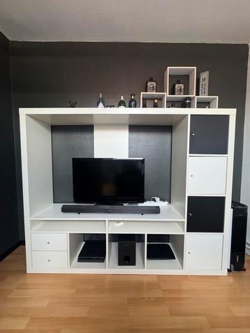 Witte wandkast, Ophalen, 100 tot 150 cm, 150 tot 200 cm, Zo goed als nieuw