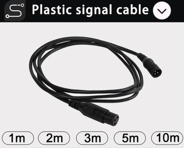 Nieuwe First Class Waterdichte Dmx Kabels 2m 10Jaar Garantie beschikbaar voor biedingen