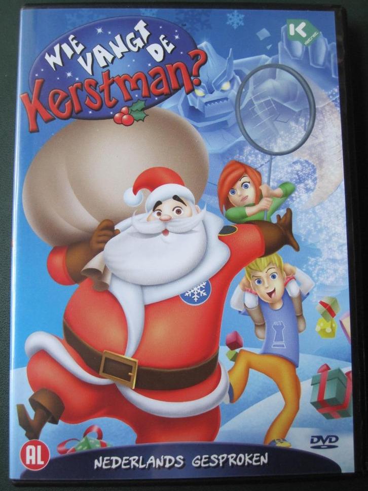 Wie vangt de Kerstman?, Cd's en Dvd's, Dvd's | Tekenfilms en Animatie, Zo goed als nieuw, Amerikaans, Tekenfilm, Alle leeftijden