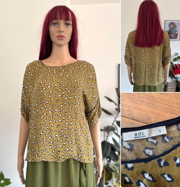 Light and comfy blouse Edc Esprit leopard print (size S/M) beschikbaar voor biedingen