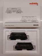 Marklin HO 48449 set 2 bulkgoedwagens, Wisselstroom, Ophalen of Verzenden, Märklin, Nieuw