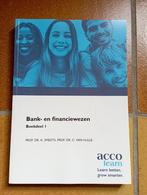 Bank -en financiewezen - boekdeel 1, Boeken, Studieboeken en Cursussen, Ophalen of Verzenden, Zo goed als nieuw, Hoger Onderwijs