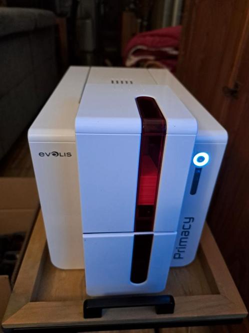 primacy evolis kaartprinter en cassettes, Computers en Software, Printers, Gebruikt, Thermo-printer, Kleur printen, Zwart-en-wit printen