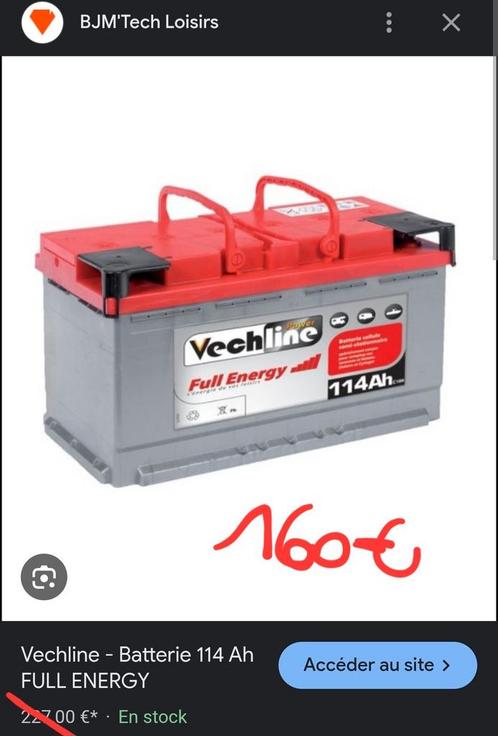 Vechline 114Ah FULL Energy batterij, Caravans en Kamperen, Mobilhome-accessoires, Ophalen