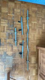 Barres halteres, Sport en Fitness, Fitnessmaterialen, Ophalen, Gebruikt, Rug, Halterstangen