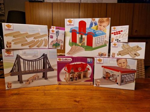 Eichhorn uitbreiding sets voor autobaan of trein, Kinderen en Baby's, Speelgoed | Houten speelgoed, Nieuw, Ophalen of Verzenden