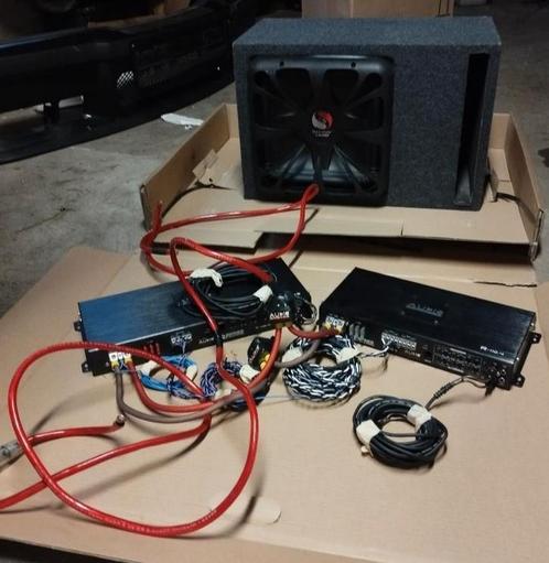 Subwoofer kicker+ 2 amplificateur audio system, Auto diversen, Autospeakers, Gebruikt, Ophalen