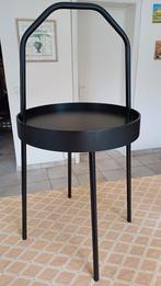 Table d'appoint ronde noir, Maison & Meubles, Rond, Enlèvement, Métal ou Aluminium, 45 à 60 cm