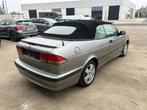 Saab 9-3 Cabriolet 1.8Turbo 110kw werkende wagen zie foto's, Auto's, Gebruikt, 4 cilinders, Cabriolet, 1655 kg